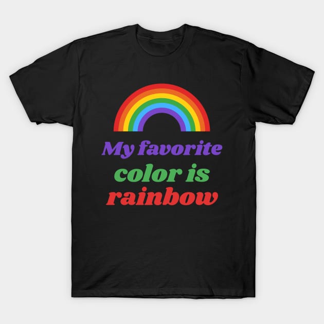 Rainbow Expression T-Shirt by T-Shirt Kingdom by Elitenando.store